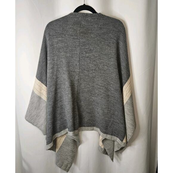 Corti Made in Italy Wool Blend Cardigan Shrug One Size Classic Cozy - Picture 5 of 7